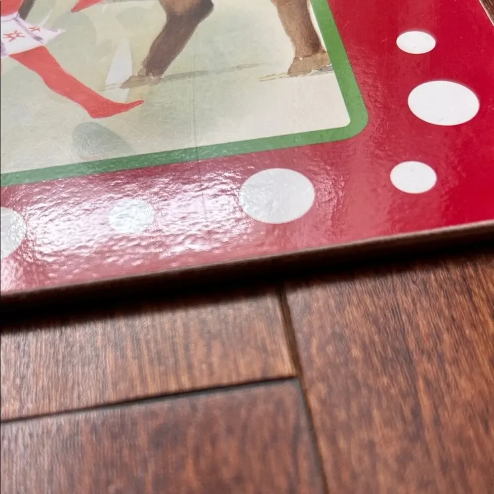 Pottery Barn Kids Elf on a Shelf Christmas Cork Back Placemats, Set of 5